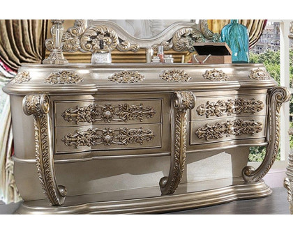 ACME - Danae Dresser in Champagne/Gold