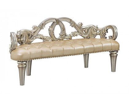 ACME - Danae Bench in Champagne/Gold