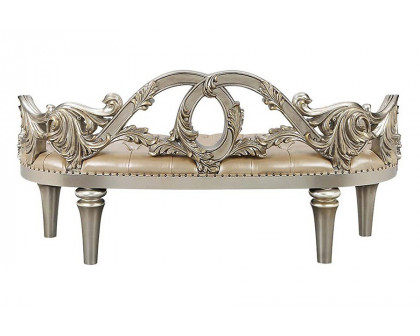 ACME - Danae Bench in Champagne/Gold