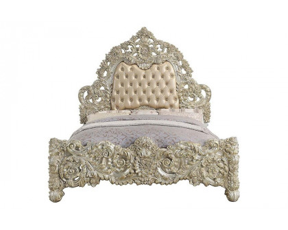 ACME - Sorina EK Bed in Antique Gold