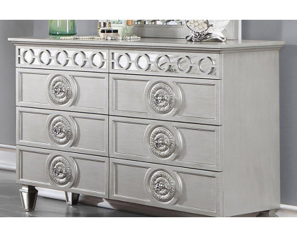 ACME - Varian Dresser in Silver/Mirrored