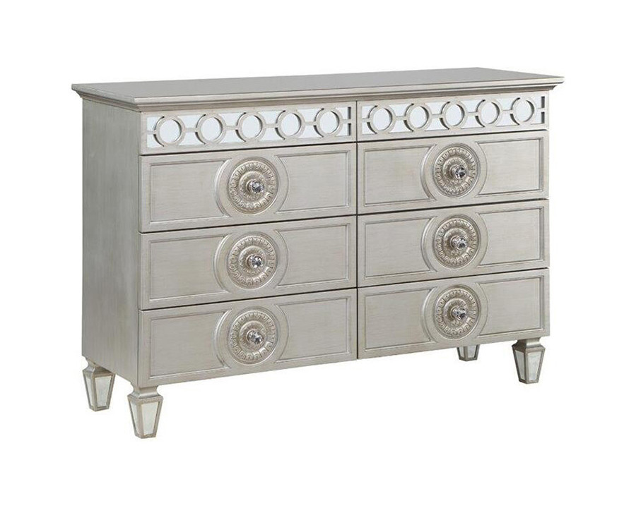 ACME - Varian Dresser in Silver/Mirrored