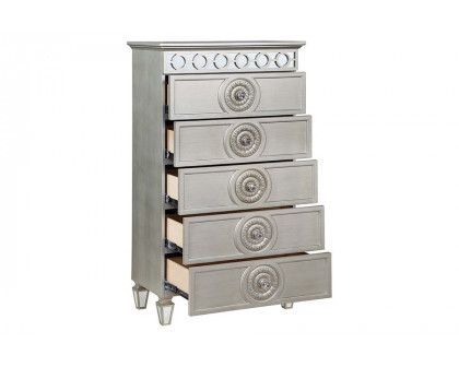 ACME - Varian Chest in Silver/Mirrored