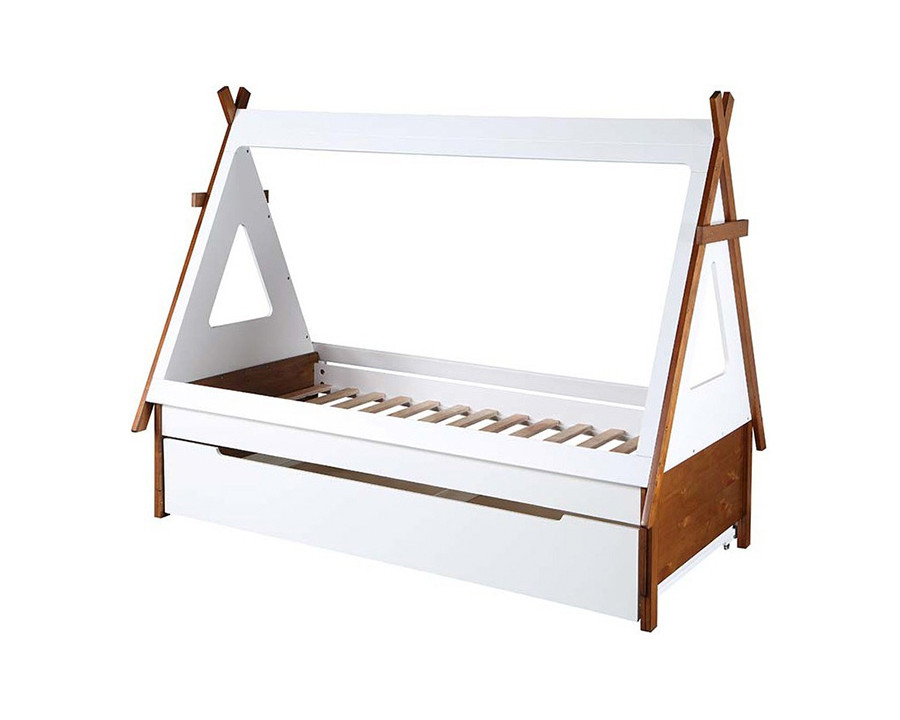 ACME - Loreen Twin Bed in Oak/White