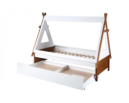 ACME - Loreen Twin Bed in Oak/White