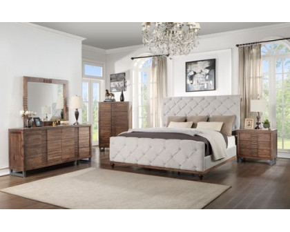 ACME Andria CK Bed - Reclaimed Oak