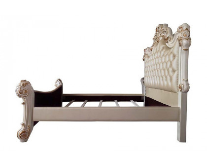 ACME Vendom Bed - Antique Pearl Finish, Queen Size