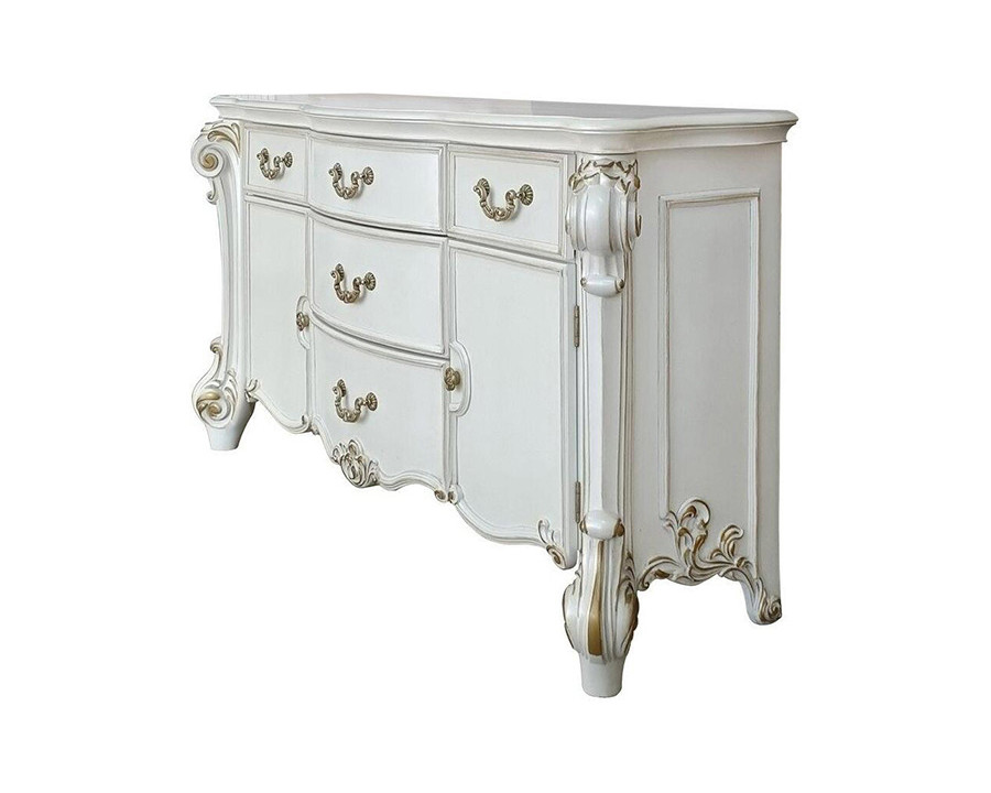 ACME - Vendome Dresser in Antique Pearl