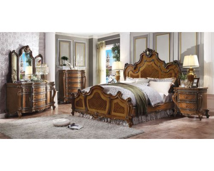 ACME Picardy CK Bed - Honey Oak