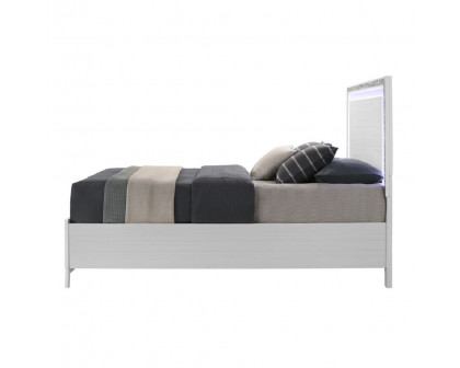 ACME Haiden Queen Bed with Led & Storage - White