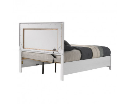 ACME Haiden Queen Bed with Led & Storage - White