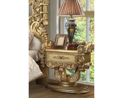 ACME - Bernadette Nightstand in Gold