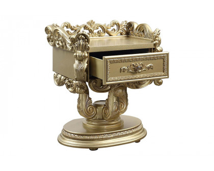 ACME - Bernadette Nightstand in Gold