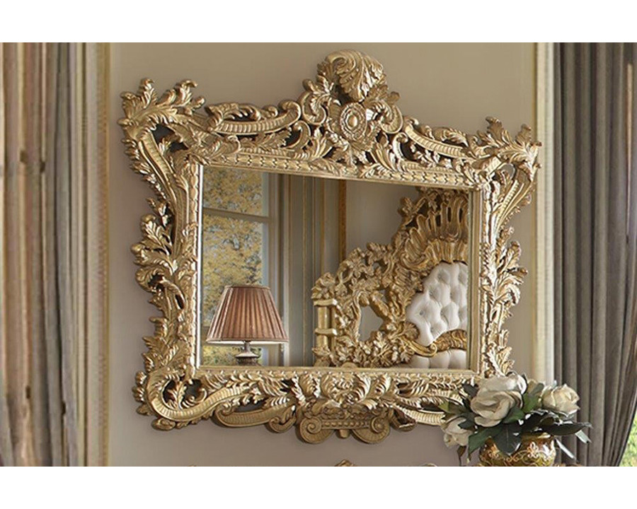 ACME - Bernadette Mirror in Gold