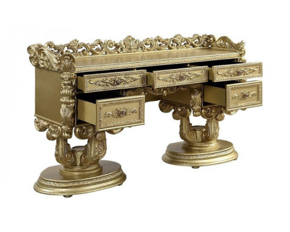 ACME - Bernadette Vanity Desk in Gold