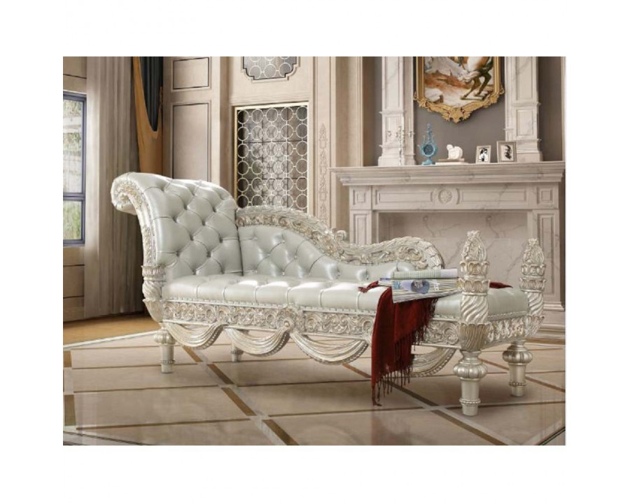 ACME - Sandoval Bench in Beige/Champagne