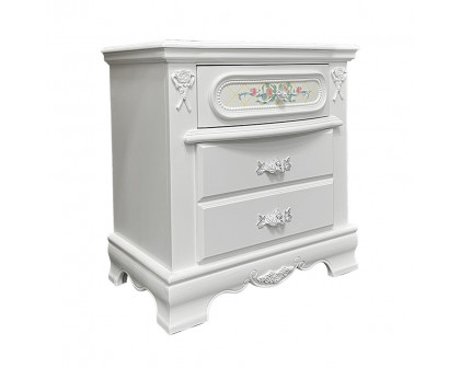 ACME Flora Nightstand - White