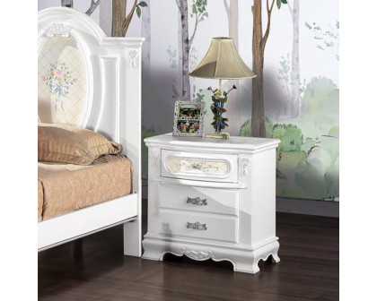 ACME Flora Nightstand - White