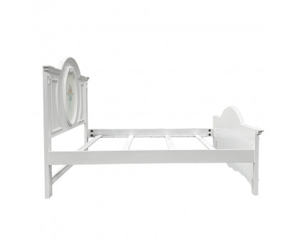 ACME Flora Full Bed - White