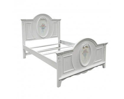 ACME Flora Twin Bed - White