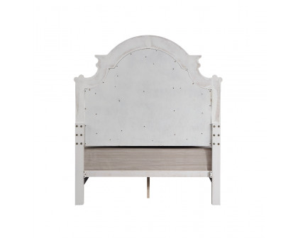 ACME Florian EK Bed - Gray Antique White