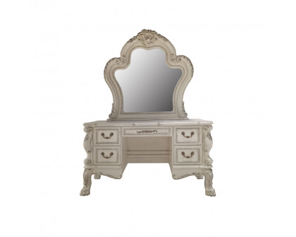 ACME - Dresden II Mirror in Bone White