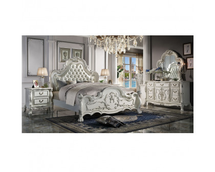 ACME Dresden Queen Bed - Synthetic/Bone White