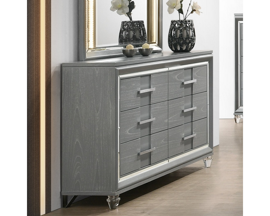 ACME - Truman Dresser in Powder Gray