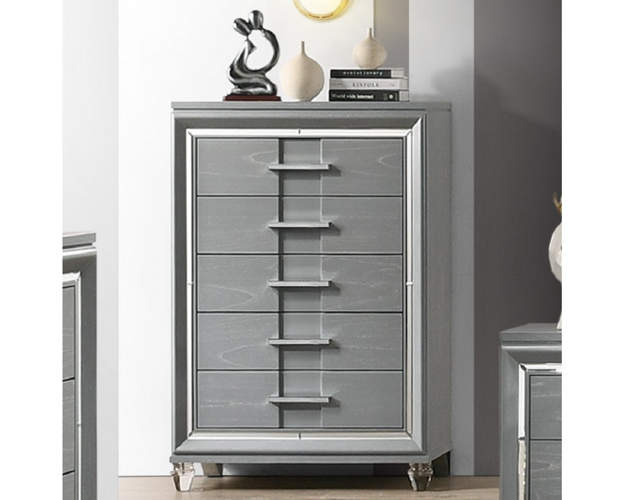 ACME - Truman Chest in Powder Gray