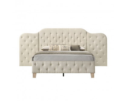 ACME Ranallo Ek Wall Bed - Beige Linen/Natural