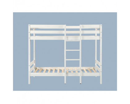 ACME - Esin Twin/Twin Bunk Bed in White