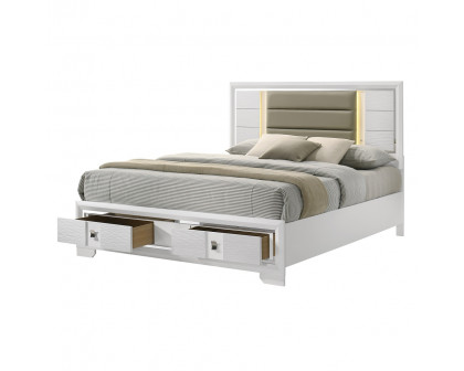 ACME - Elain Bed with Led & Storage