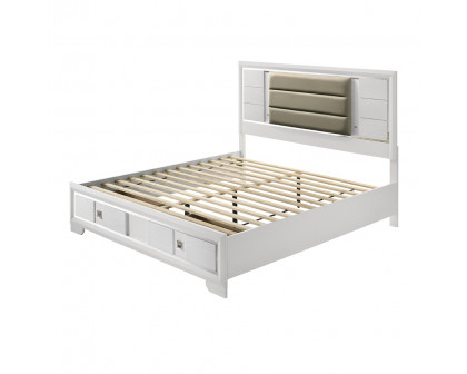 ACME - Elain Bed with Led & Storage