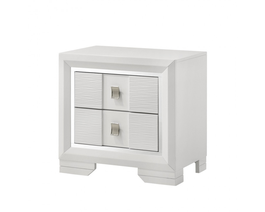 ACME - Elain Nightstand in White