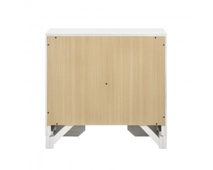 ACME - Elain Nightstand in White