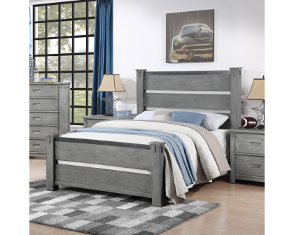 ACME Veda Full Bed - Gray