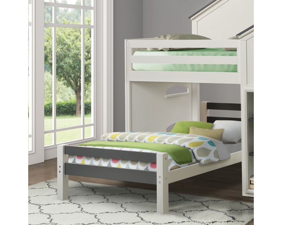 ACME - Ratana Twin Bed in Gray/White