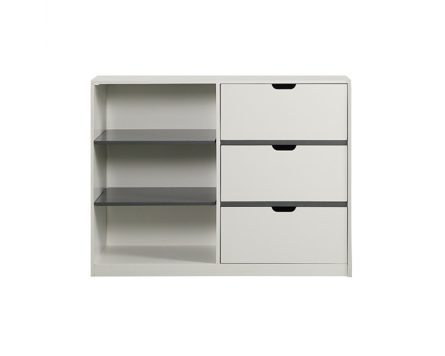 ACME - Ratana Cabinet in Gray/White