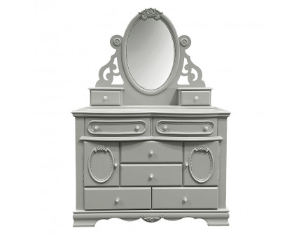 ACME Flora Mirror with Jewlery - Gray