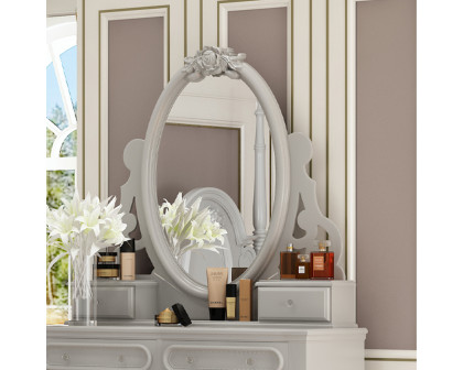 ACME Flora Mirror with Jewlery - Gray