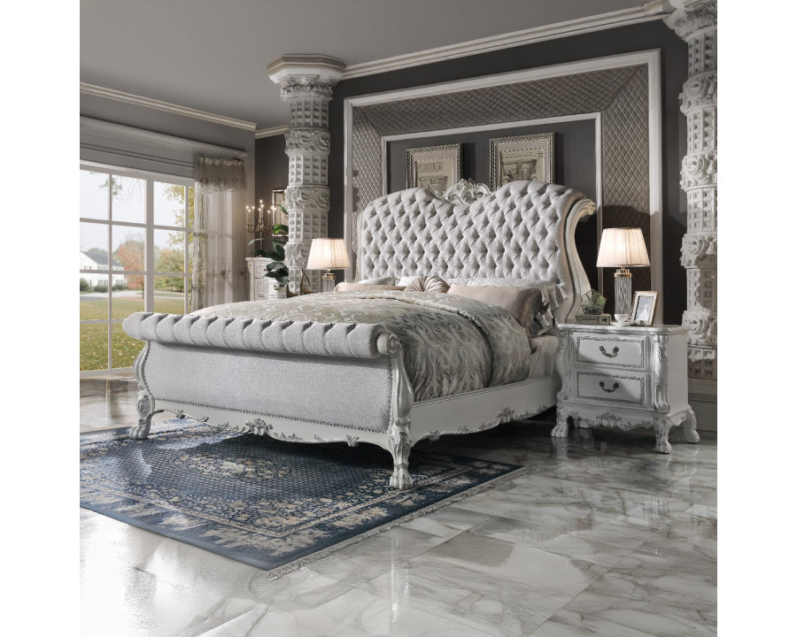 ACME Dresden CK Bed - Bone White (BD02239CK)