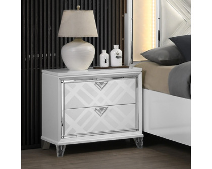 ACME Skylar Nightstand - Pearl White (BD02249)