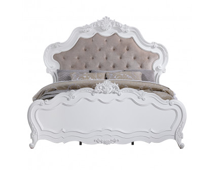 ACME Latisha EK Bed - White