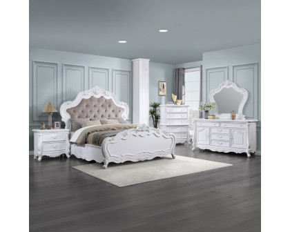 ACME Latisha EK Bed - White