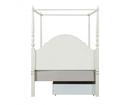 ACME - Dorothy Full Post Bed in Ivory