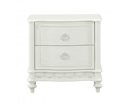 ACME - Dorothy Nightstand with 2 Drawers in Ivory