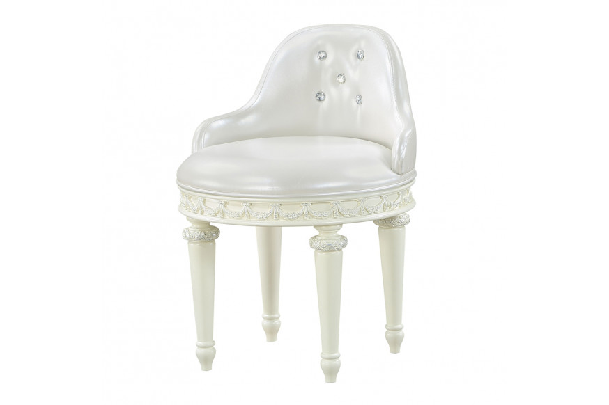 ACME™ Dorothy Vanity Chair with Swivel - Ivory