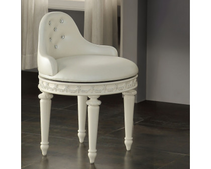 ACME™ Dorothy Vanity Chair with Swivel - Ivory