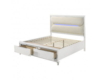 ACME - Tarian Bed with Led & Storage