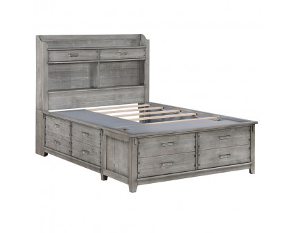 ACME - Veda Full Bed with Storage in Gray